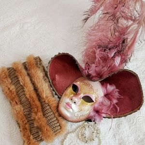 NWT Authentic Hand-painted Italian Masquerade Mask